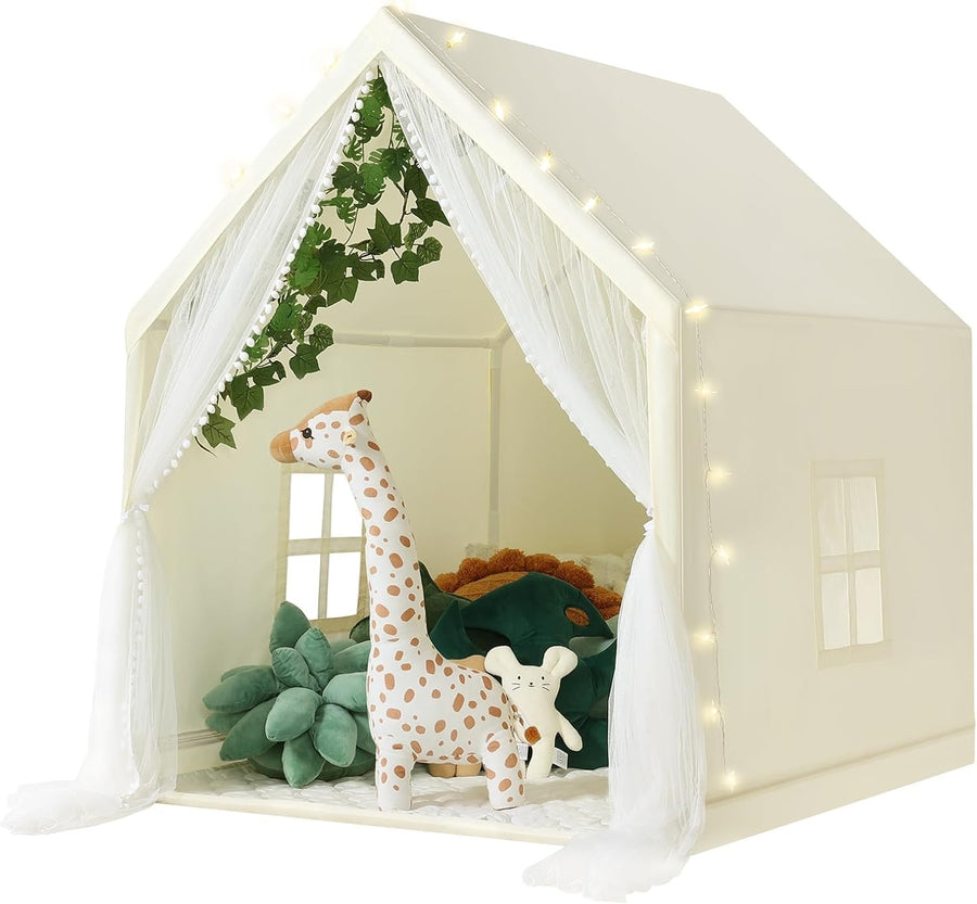 Large Kids Princess Play Tent Indoor Outdoor w Mat Toddler Playhouse