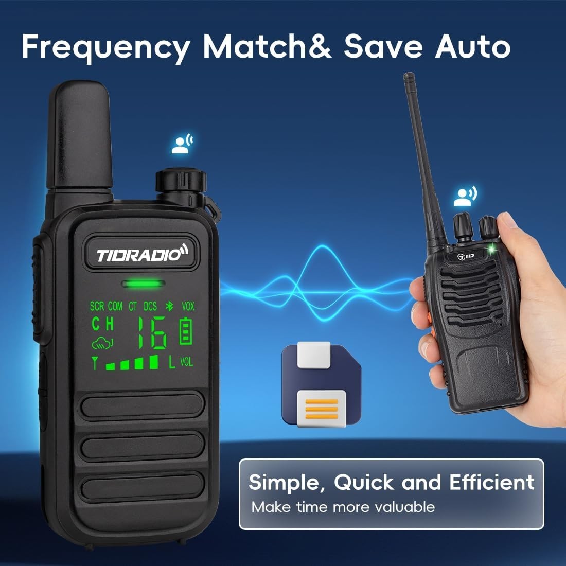 IP67 Waterproof Walkie Talkies 10 Pack PMR446 Long Range VOX Radio