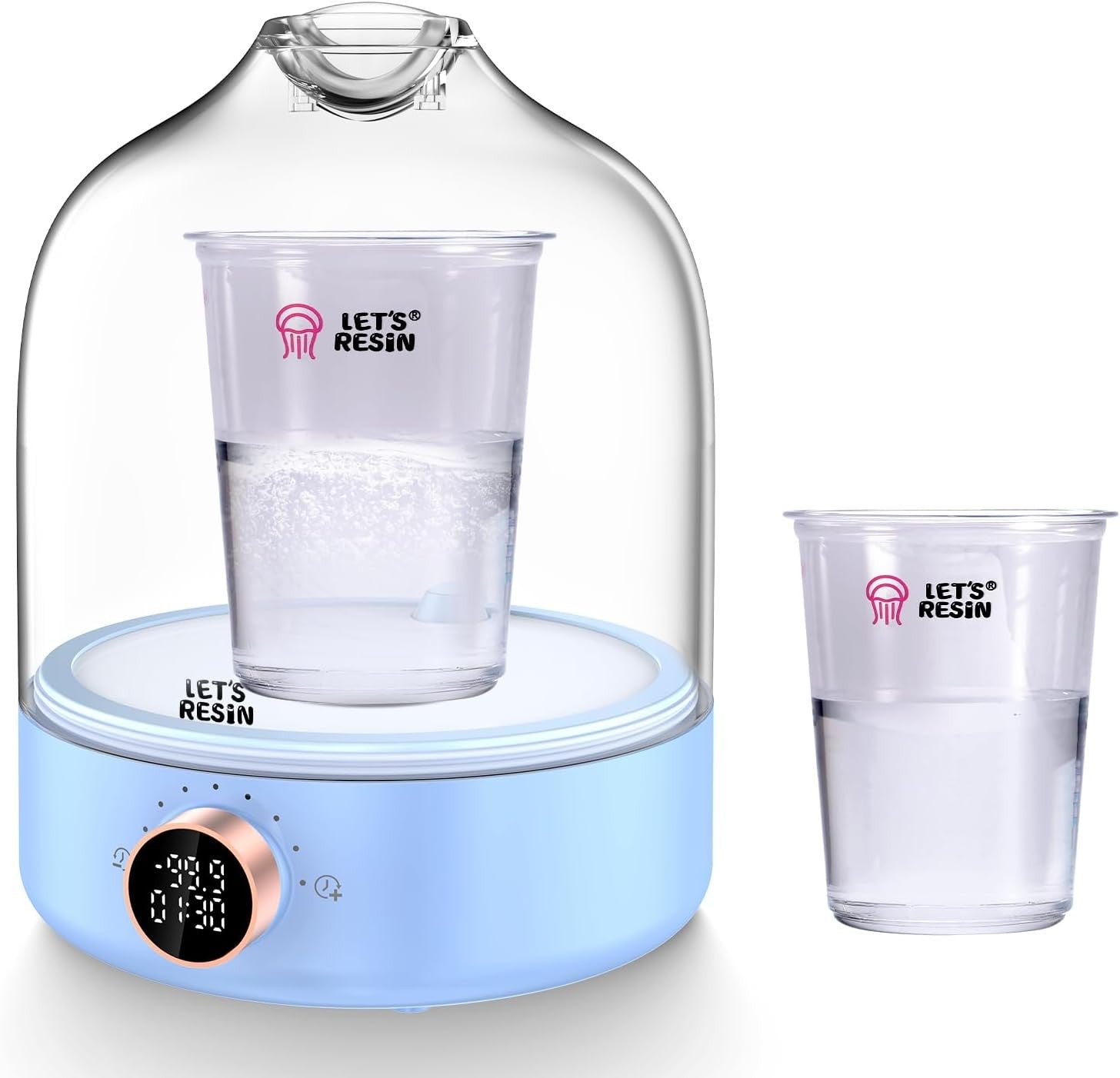 Resin Bubble Remover Vacuum Degasser 99Kpa Digital Timer UK Plug