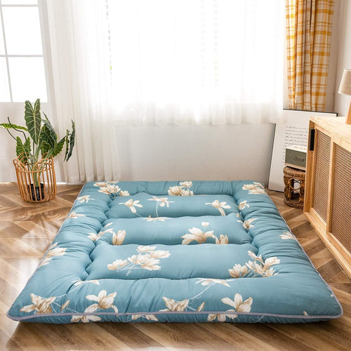King Floor Futon Mattress Tatami Bed Thick Foldable Guest Sleep Pad