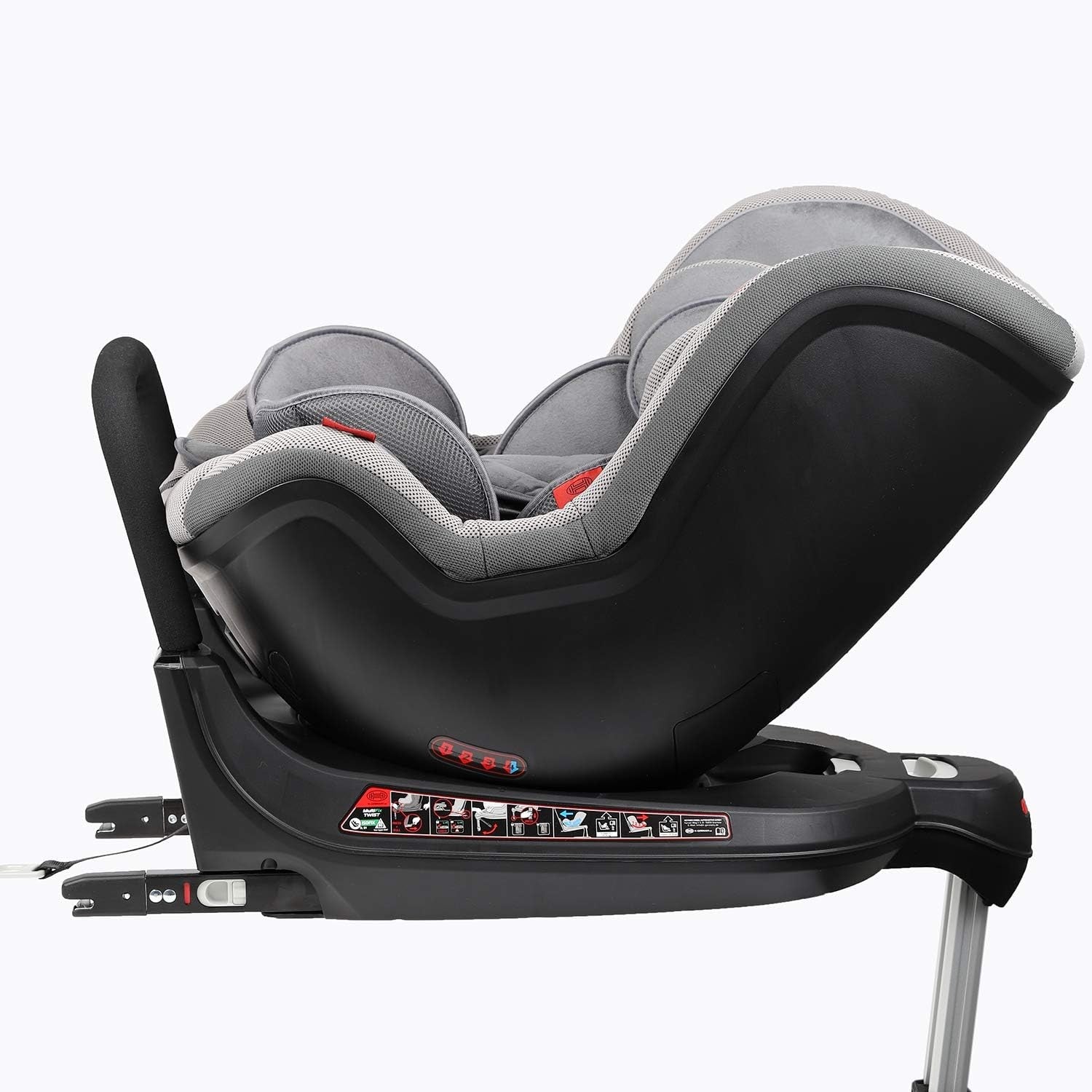 360° Rotating ISOFIX Baby Car Seat Group 0+/1 Rear Forward Facing