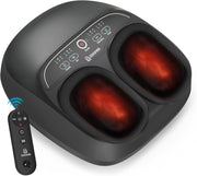 Heated Foot Massager w/ Compression & Vibration | Pain Relief & Relax