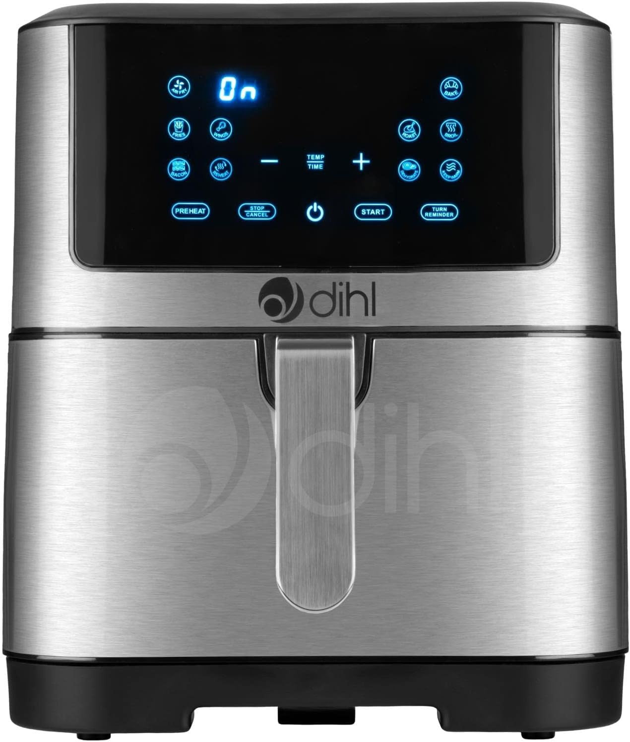 8L Digital Air Fryer | Large Capacity | Rapid Hot Air Cooking | Low-Fat Crisp