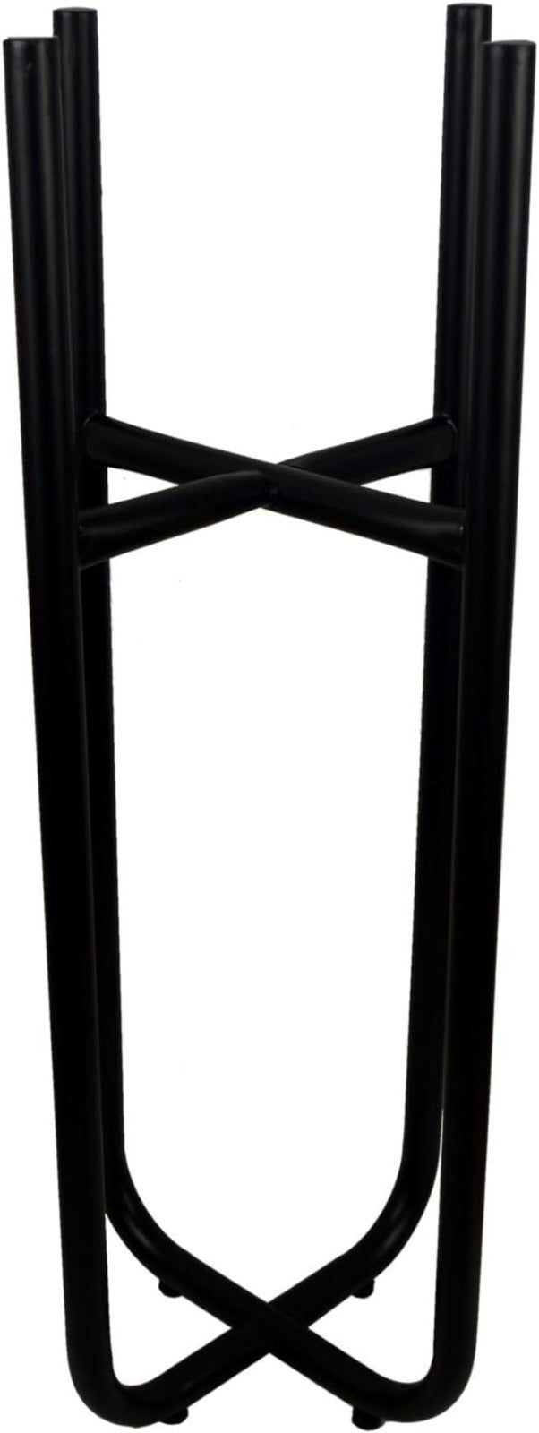 Tall Black Metal Plant Stand with Copper Planter 62cm Modern Home Decor