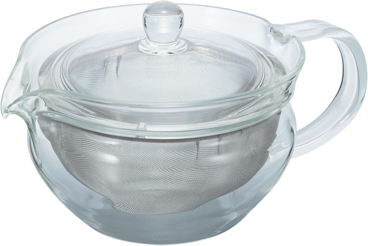450ml Glass Teapot with Stainless Steel Infuser Loose Leaf Tea Pot