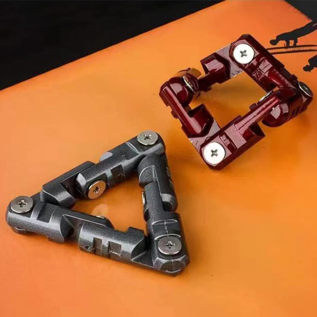 Infinity Flip Fidget Toy Metal Stress Relief Sensory Hand Toy