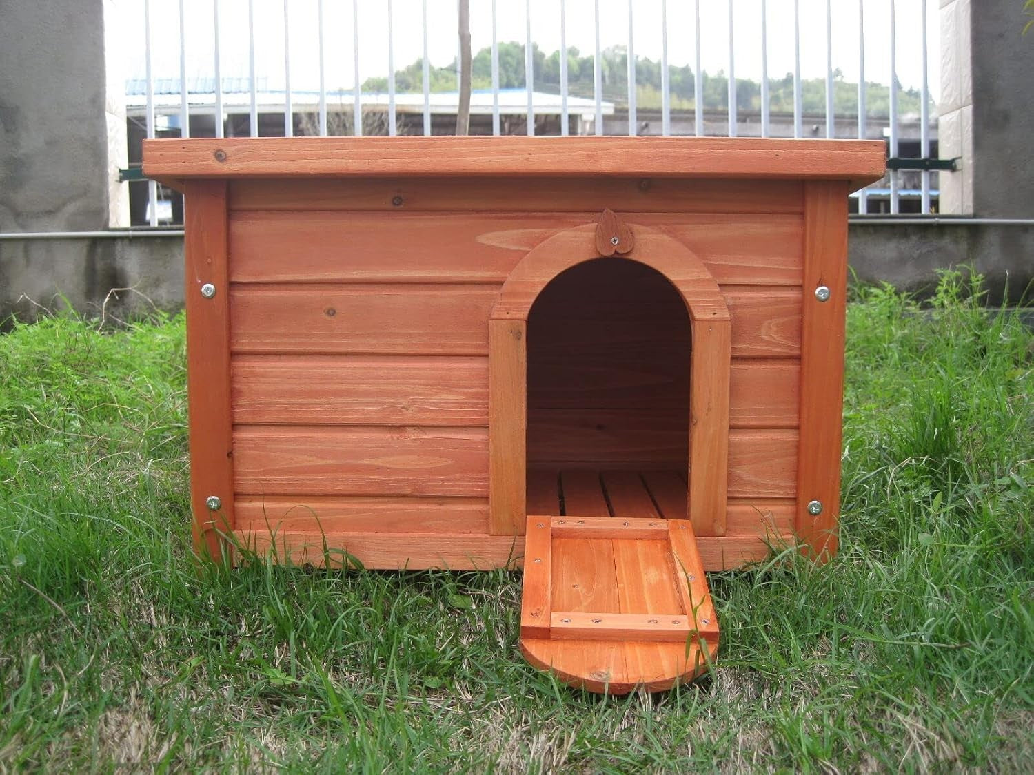 Deluxe Wooden Rabbit Hide House Outdoor Guinea Pig Shelter Small Pet Hut