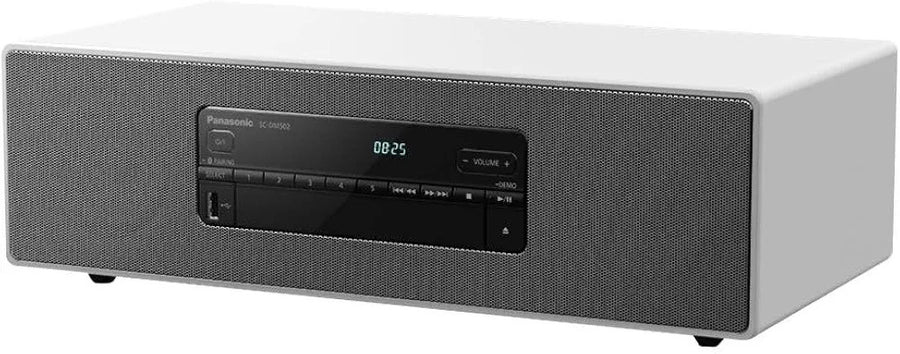 Premium Stereo System DAB+ Bluetooth Hi-Fi Wooden Enclosure White