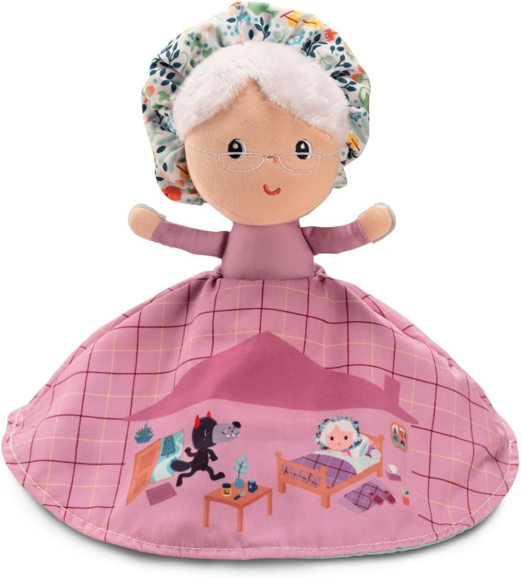 Reversible Story Puppet 3 in 1 Fairy Tale Soft Toy Toddler Imagination Play