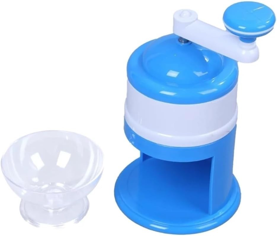 Manual Ice Crusher Slush Maker Hand Crank Shaved Ice Machine Home Use