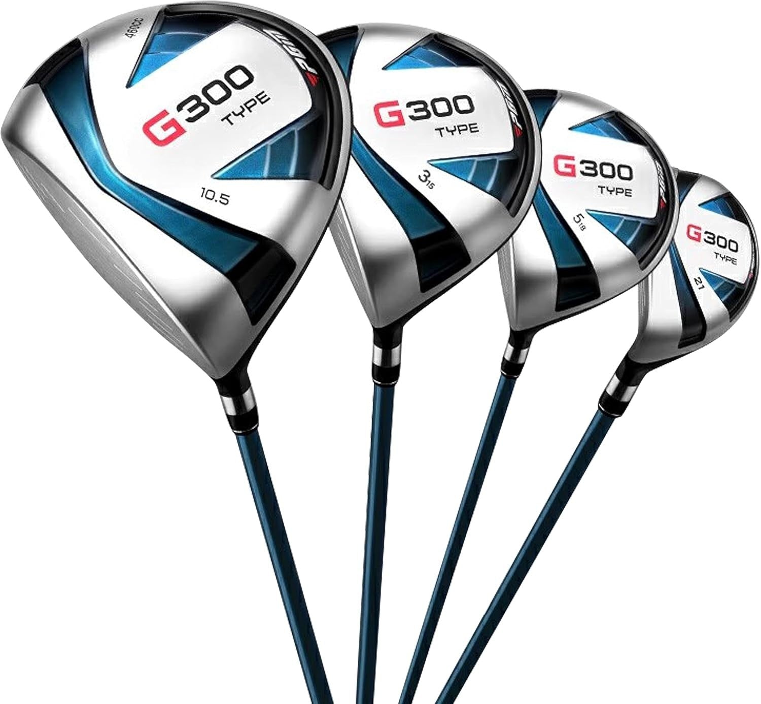 Left Hand Complete Golf Club Set 12 Piece Driver Hybrids Irons Putter Bag
