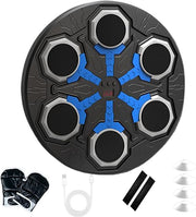Music Boxing Machine Wall Mount LED Punch Trainer With Gloves Smart Target