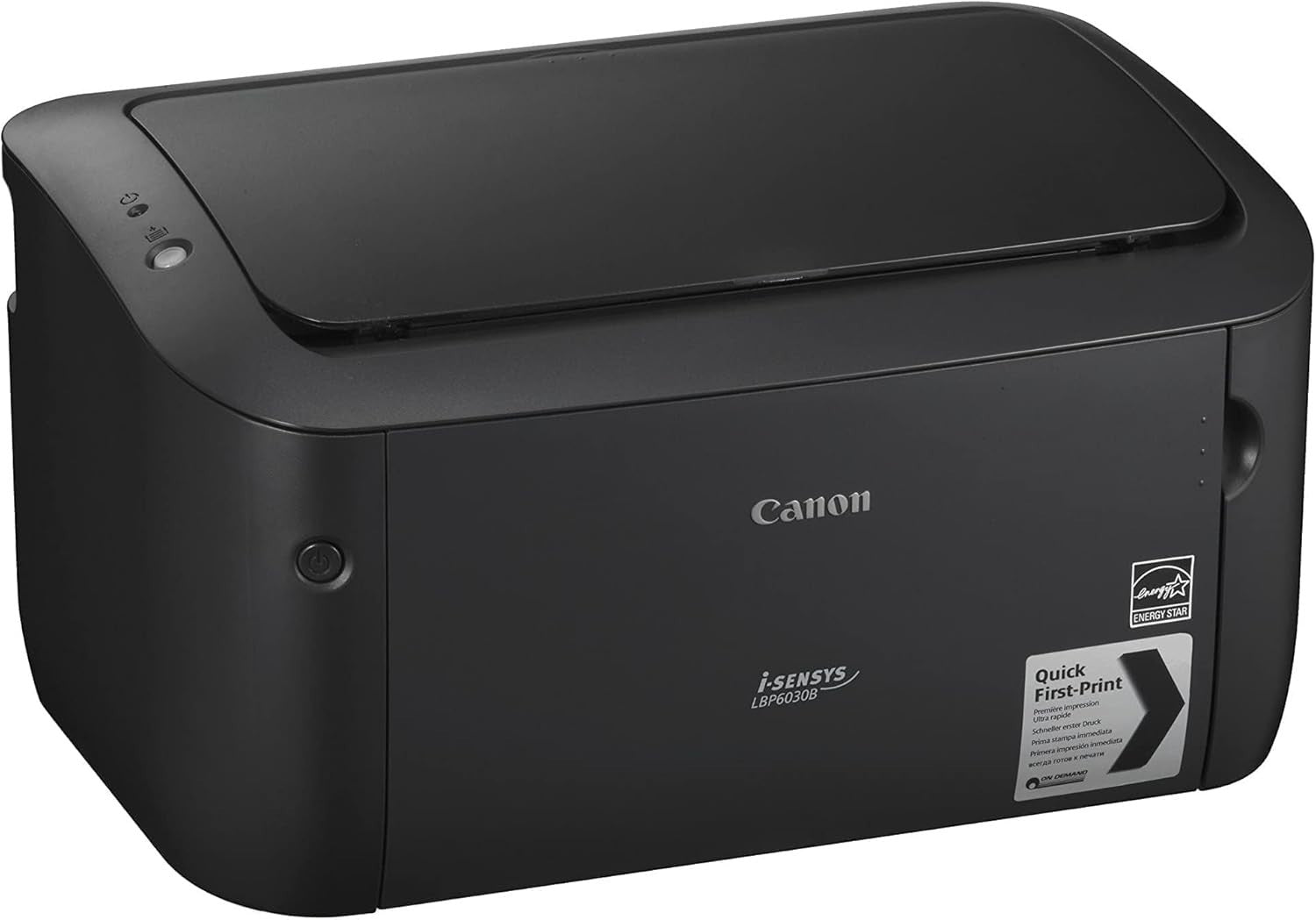 Black Mono Laser Printer USB Fast 18ppm Compact Desktop Home Office