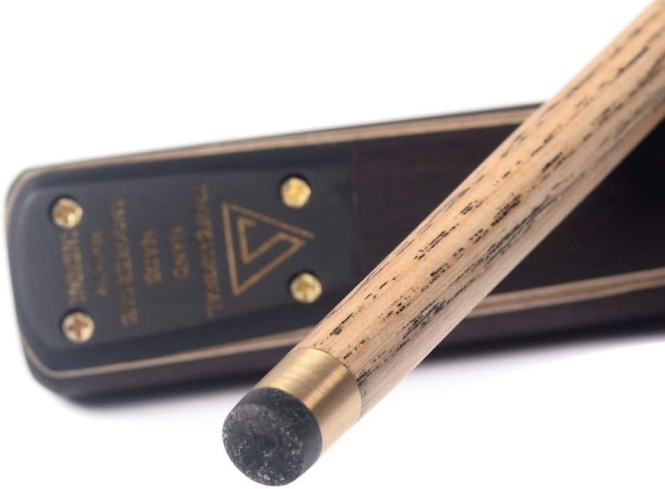 Handcrafted 57in 3/4 Snooker Cue 18oz 9.5mm Tip Dual Extensions
