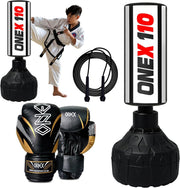Kids Free Standing Boxing Punch Bag 3.5FT Training Set Gloves