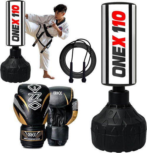 Kids Free Standing Boxing Punch Bag 3.5FT Training Set Gloves