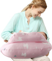Breastfeeding Nursing Pillow 32" Maternity Support Feeding Cushion Pink