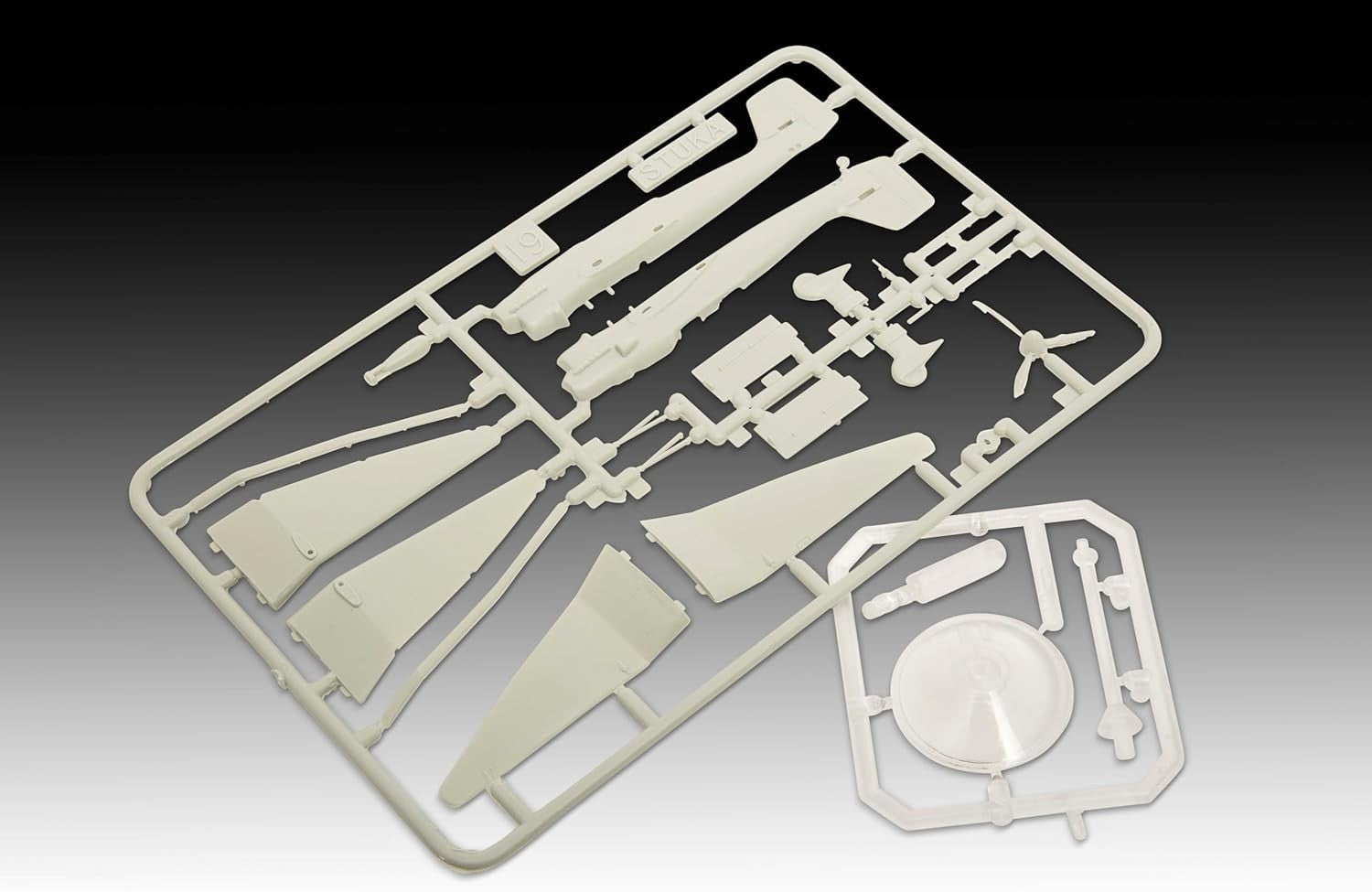 1:144 Scale Messerschmitt Bf109E & Junkers Ju87B Stuka Military Model Kit