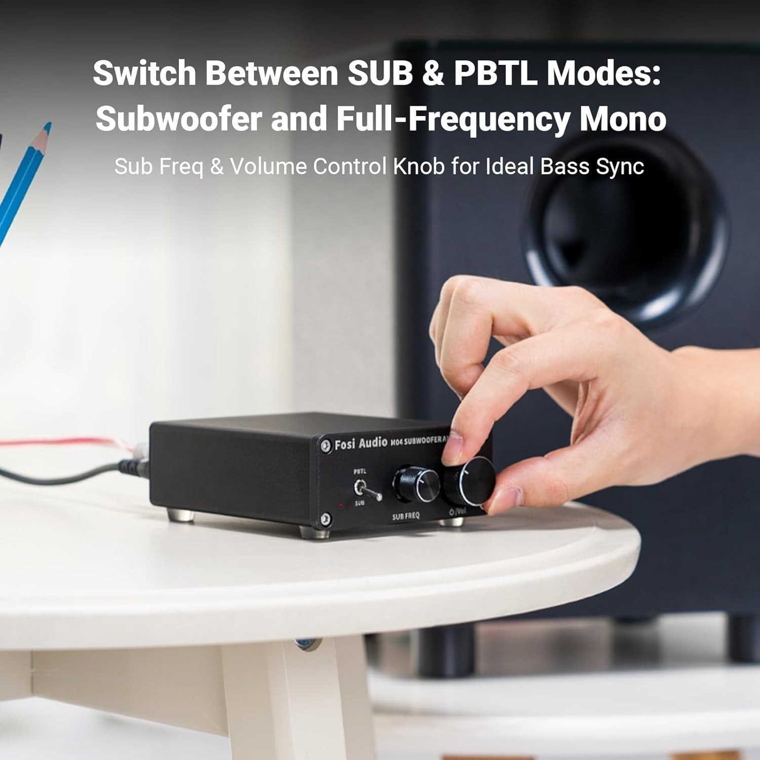 100W Mono Subwoofer Amplifier Class D Bass Power Amp 19V