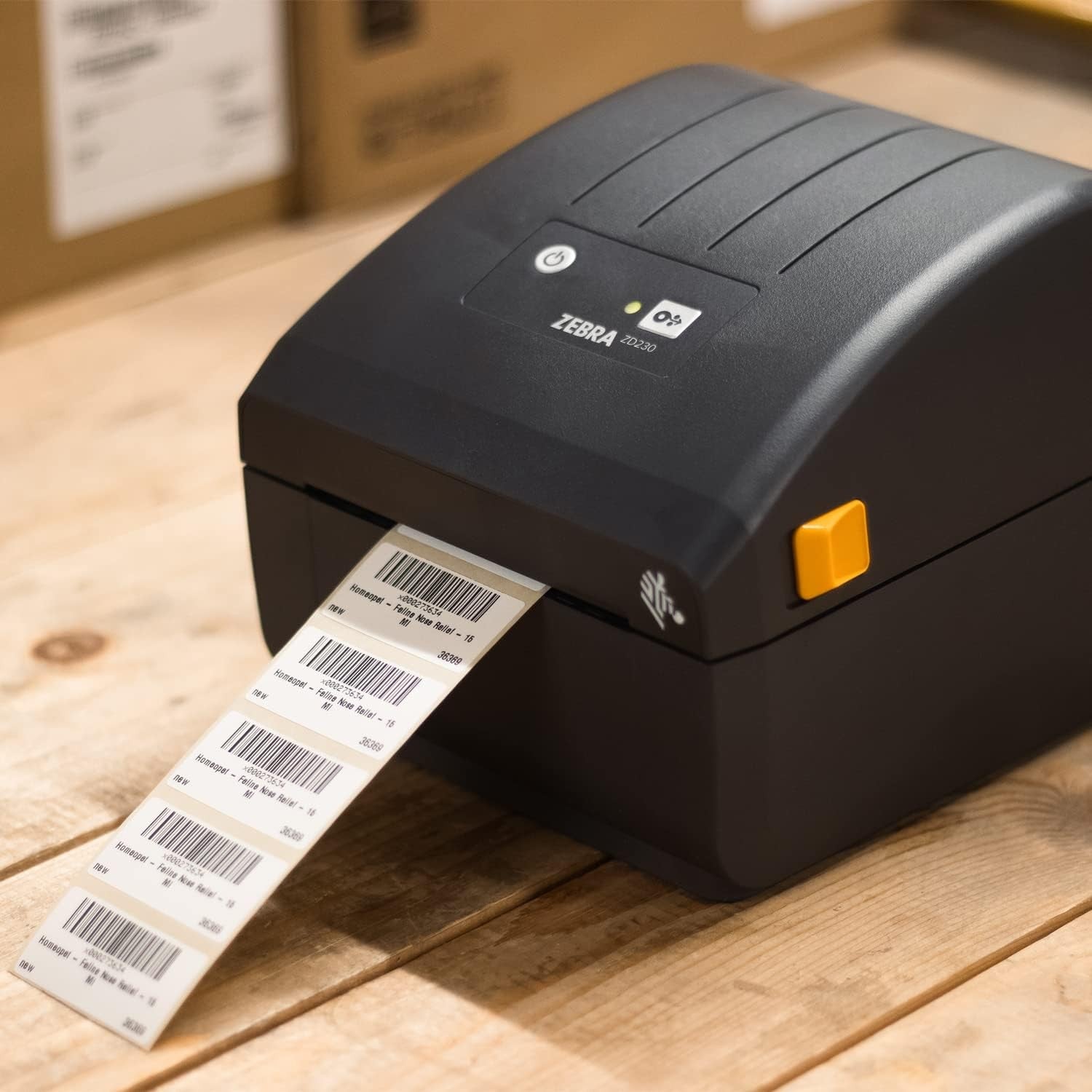 Zebra ZD230 4" Direct Thermal Desktop Printer USB & Ethernet Connectivity