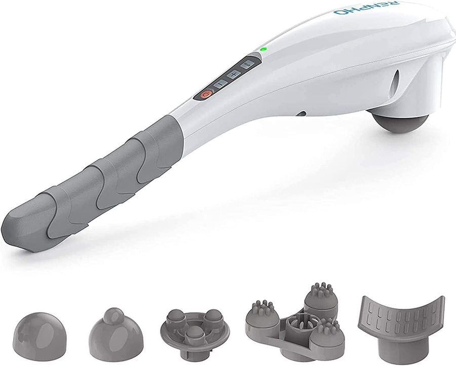 Cordless Deep Tissue Handheld Massager Long Handle Back Muscle Pain Relief