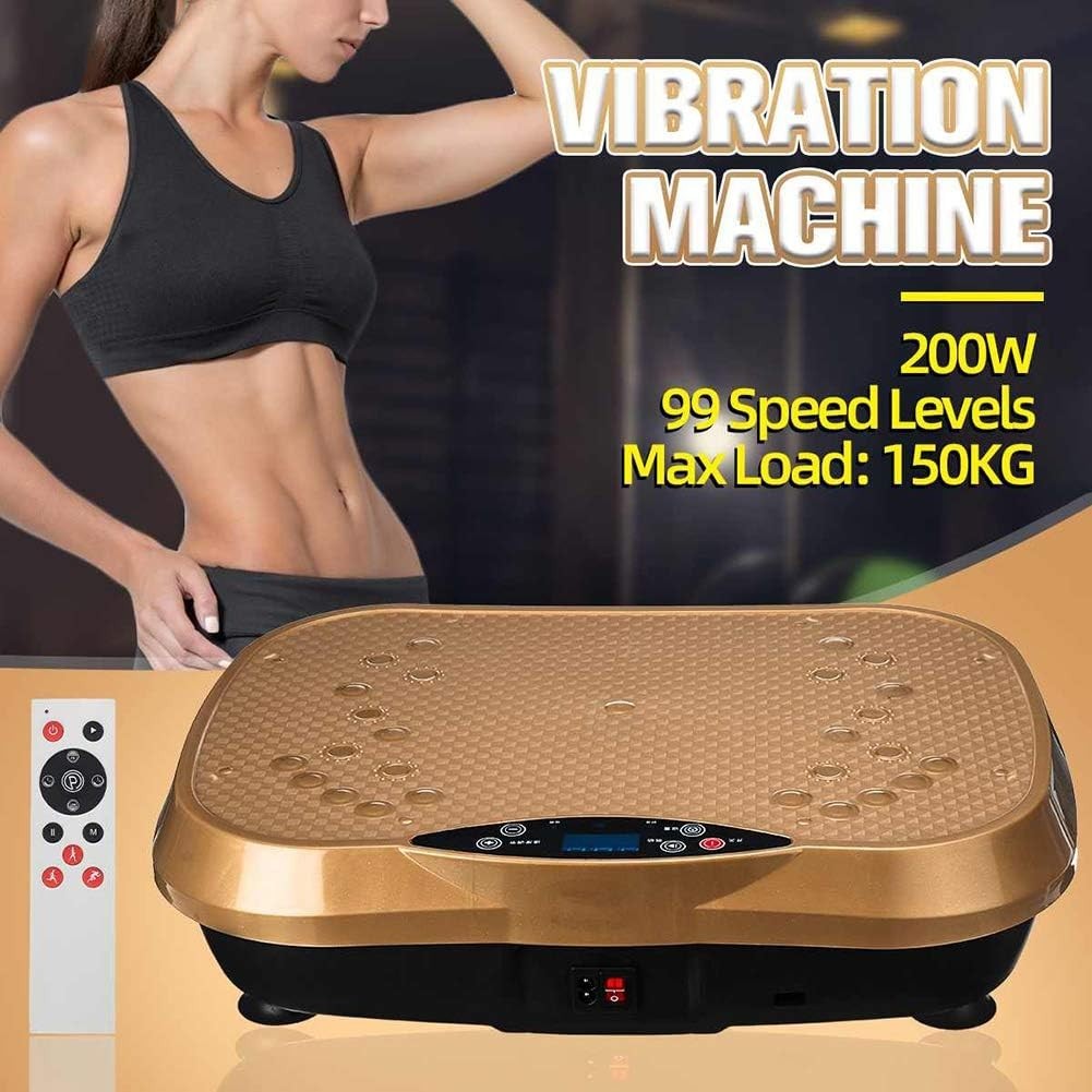 200W Standing Vibration Plate Mini Fitness Board Weight Loss 150kg