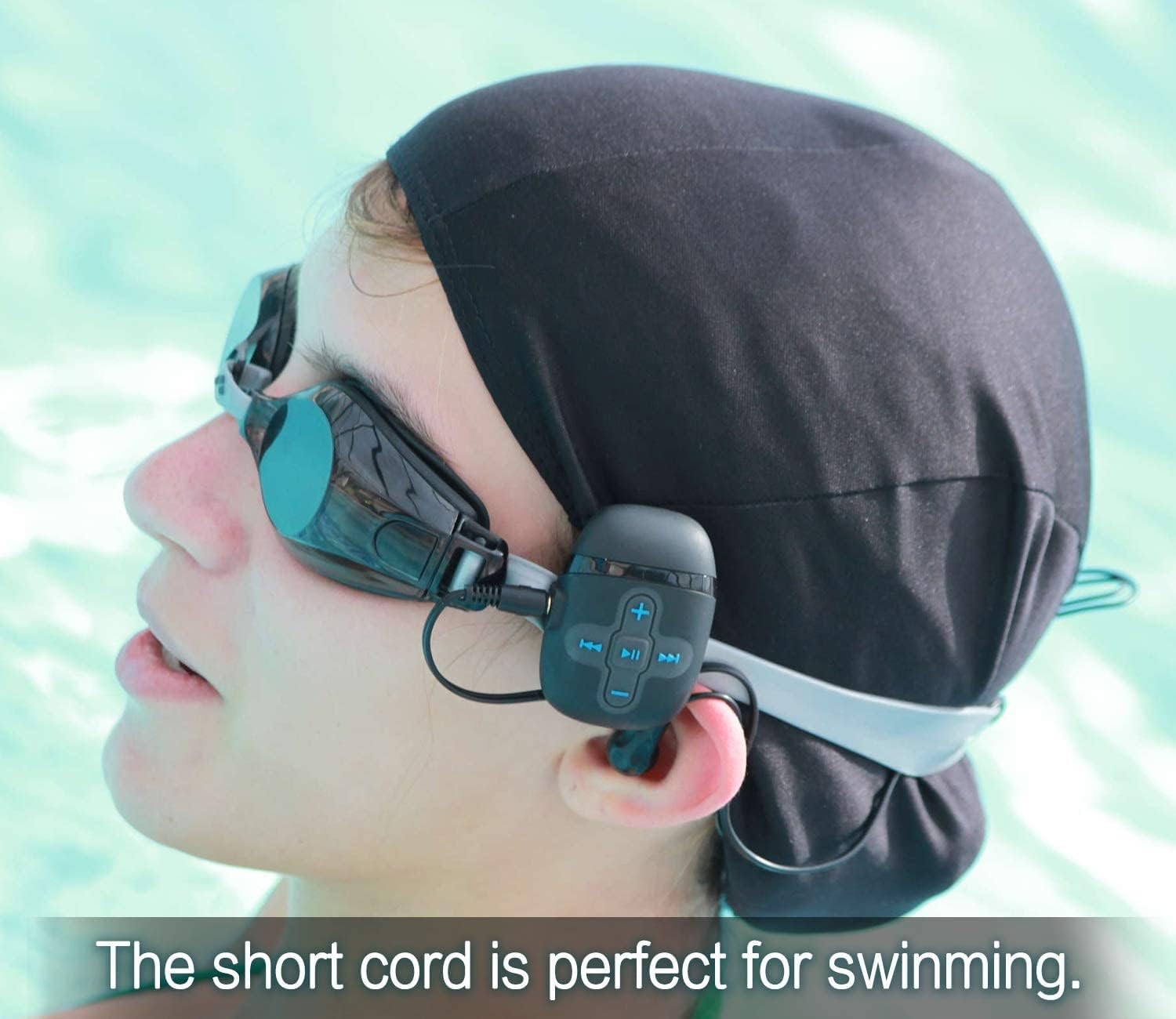 Waterproof MP3 Player 8GB for Swimming HiFi Underwater Headphones