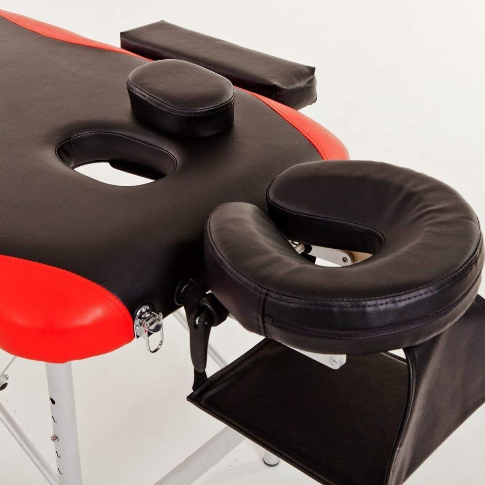 Portable Spa Massage Bed Folding Adjustable Therapy Table With Face Support