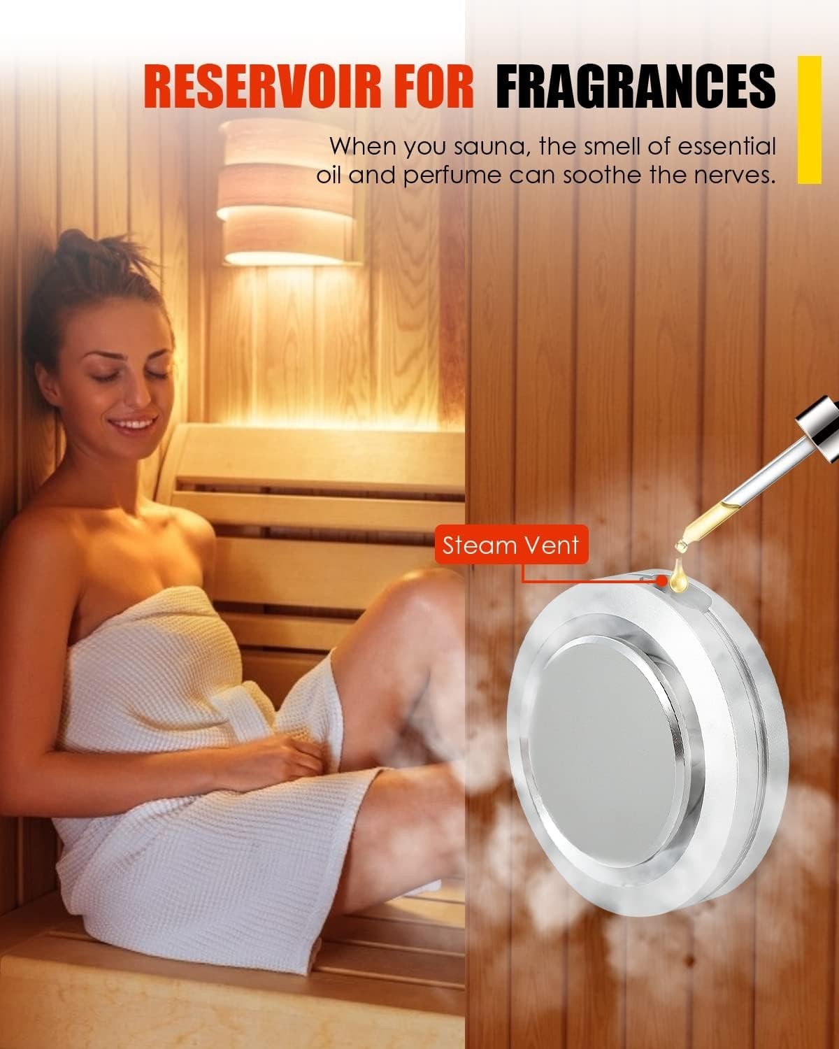 4.5KW Steam Sauna Generator w/ LED Digital Controller – 220V Home & Spa