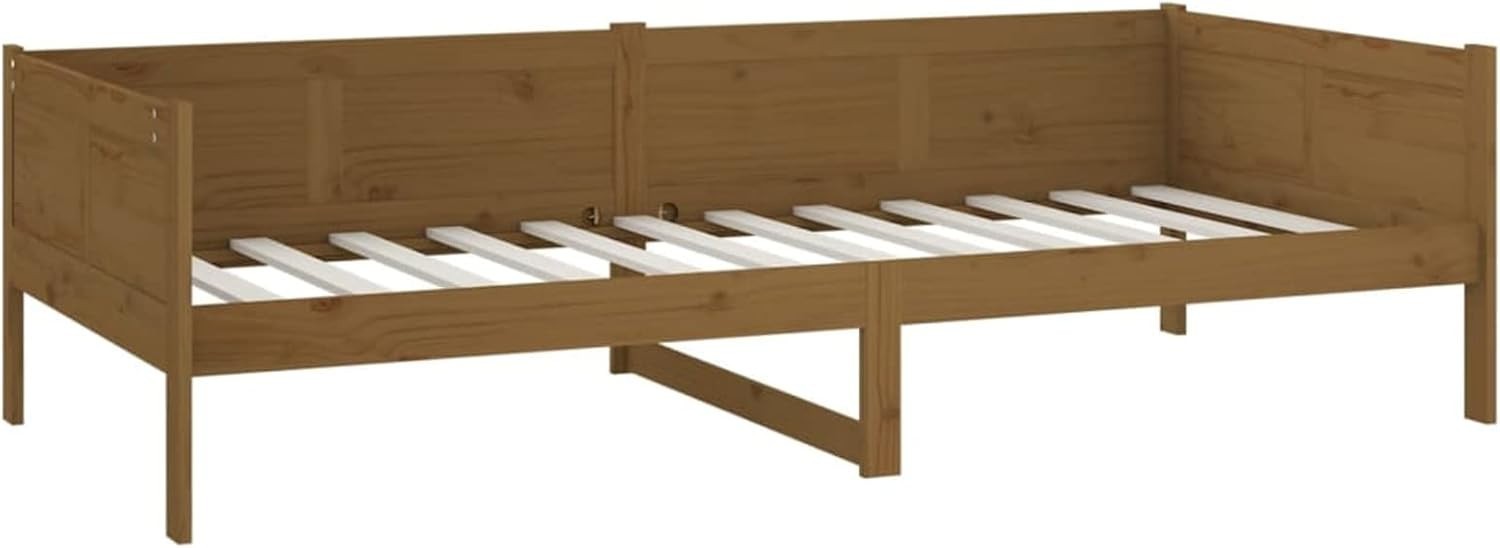 Rustic Pine Wood Sofa Bed 90x190cm | Daybed for Guest Room or Garden Use