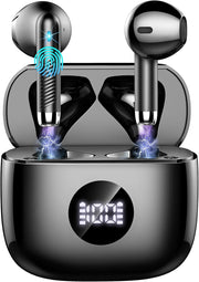 Bluetooth 5.4 Earbuds ENC Mic 40H Playtime Deep Bass IP7 Waterproof