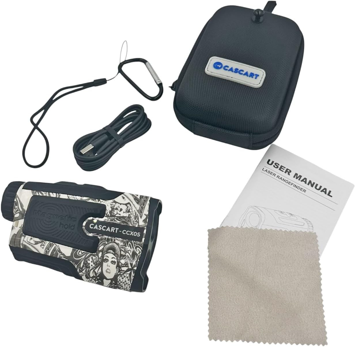 Golf Rangefinder 700Y Slope 7X Magnification Magnetic Laser Finder