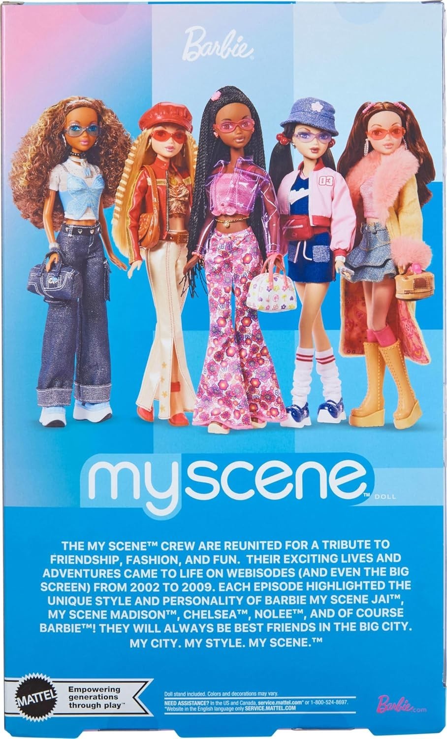 Y2K Collector Fashion Doll Pink Outfit Vinyl Jacket Doll Stand