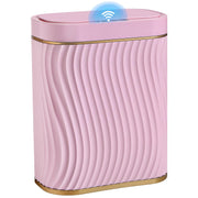 2.6 Gallon Touchless Bathroom Bin Waterproof Slim Smart Trash Can