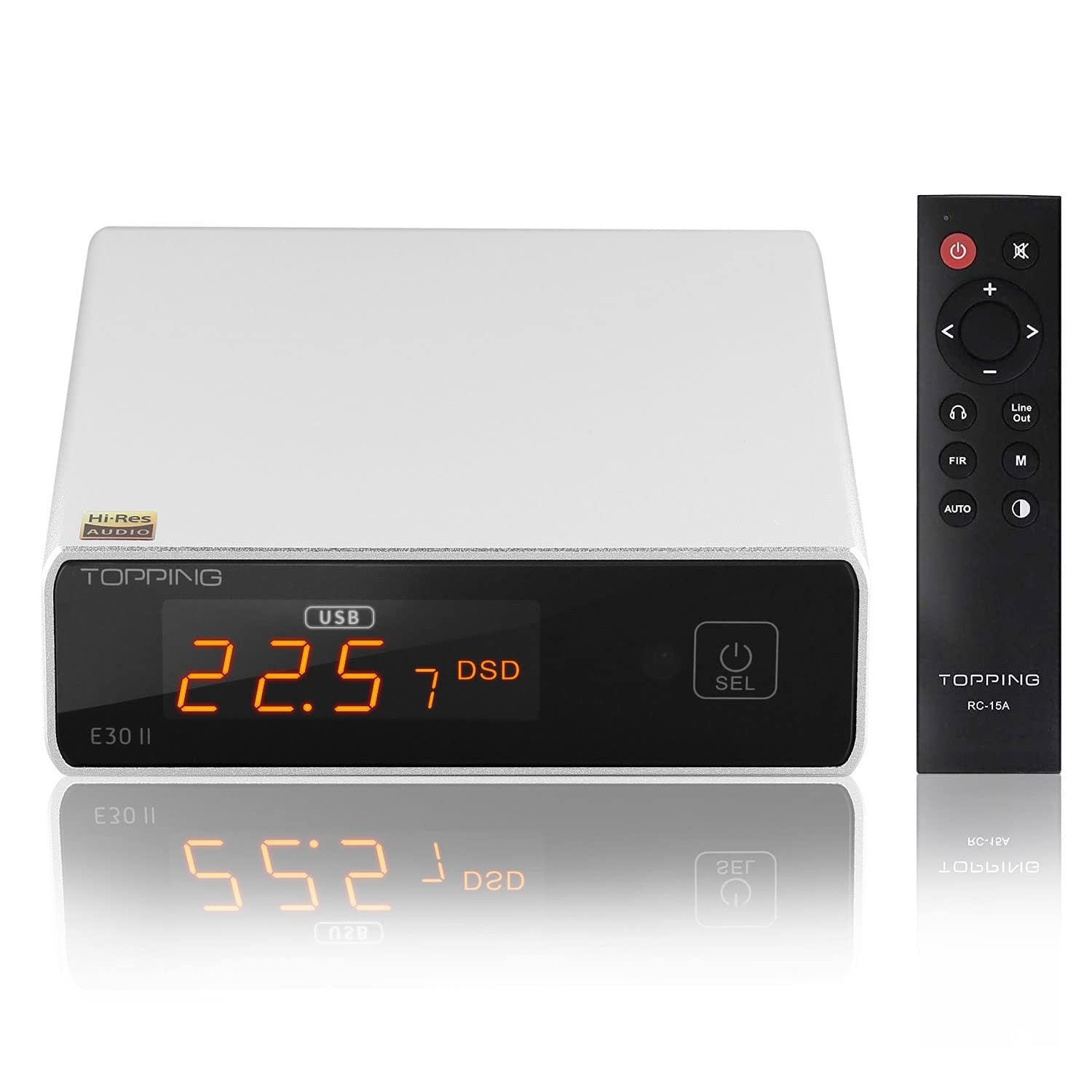 E30 II DAC 4-Pin Hi-Res USB Coax Optical PCM DSD Digital Audio Decoder