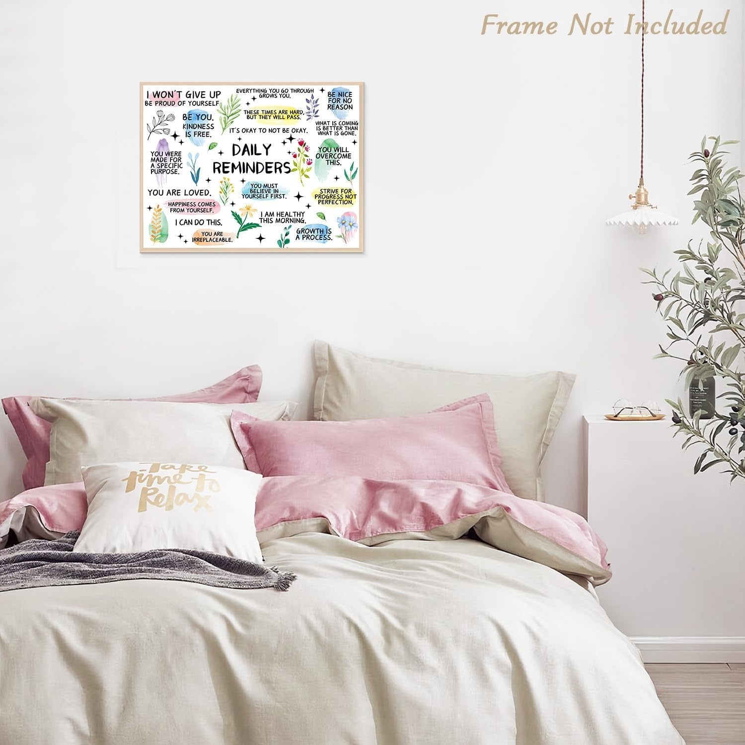 Motivational Quotes Wall Art Poster 16x12