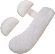 Pregnancy Maternity Body Pillow w/ Detachable Wedge Full Body Support
