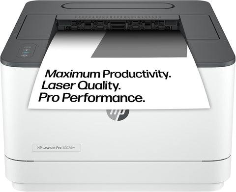 Wireless Monochrome Laser Printer Grey White | 33ppm Duplex Secure A4 |"