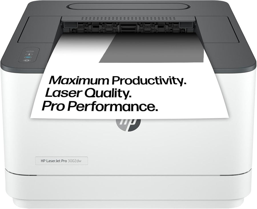 Wireless Monochrome Laser Printer Grey White | 33ppm Duplex Secure A4 |"