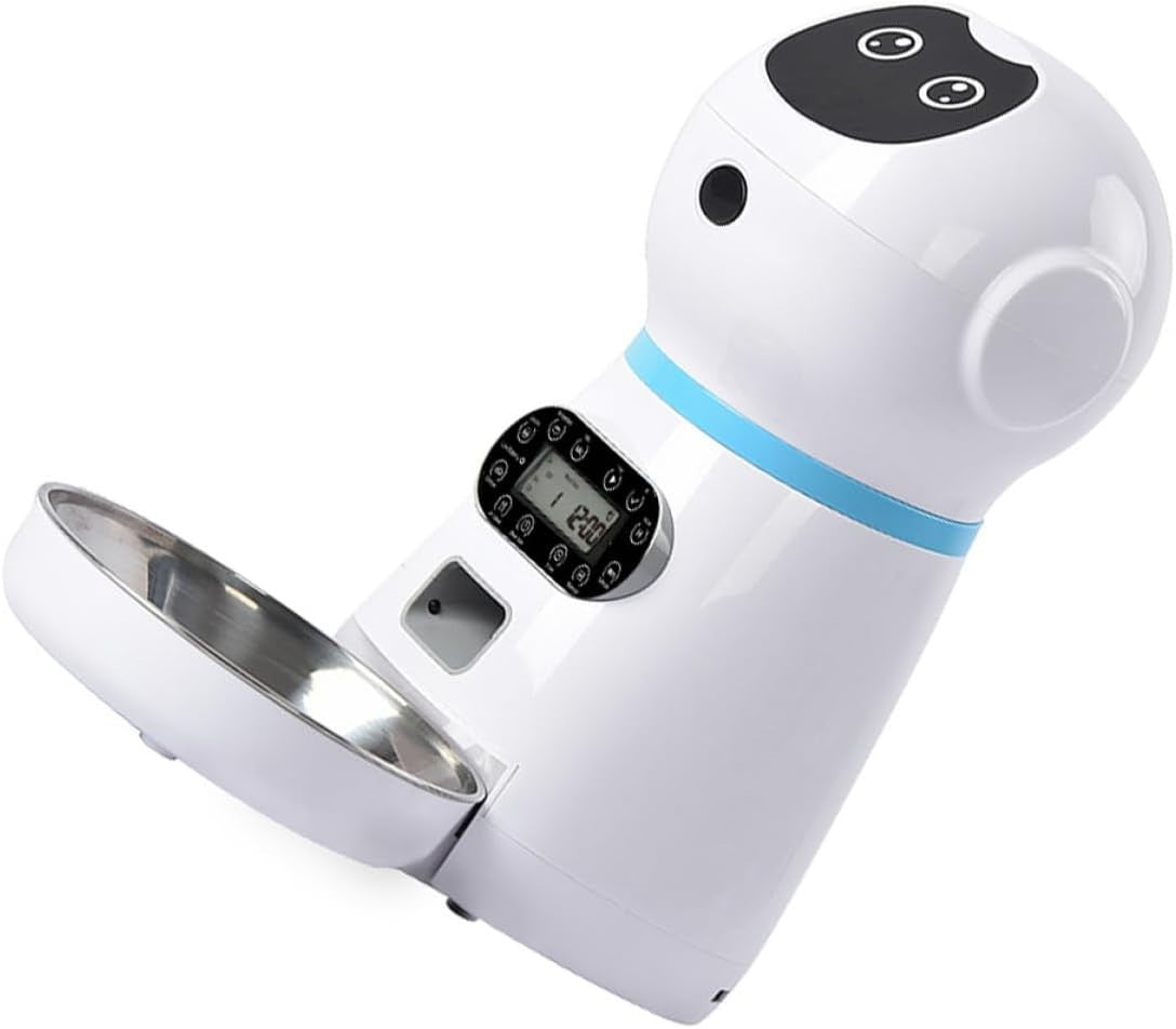 Automatic Cat Feeder 3.5L Digital Timer Food Dispenser Stainless Bowl
