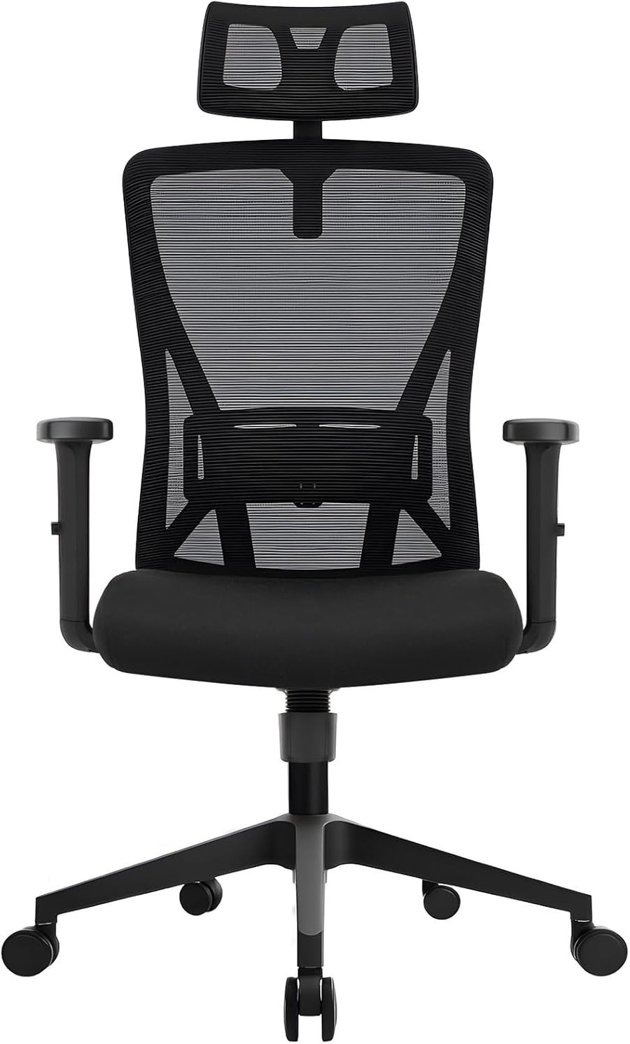 Ergonomic Office Chair Mesh Back Headrest Lumbar Support Swivel Desk Seat (65 ch