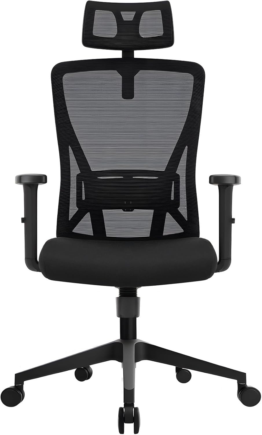 Ergonomic Office Chair Mesh Back Headrest Lumbar Support Swivel Desk Seat (65 ch