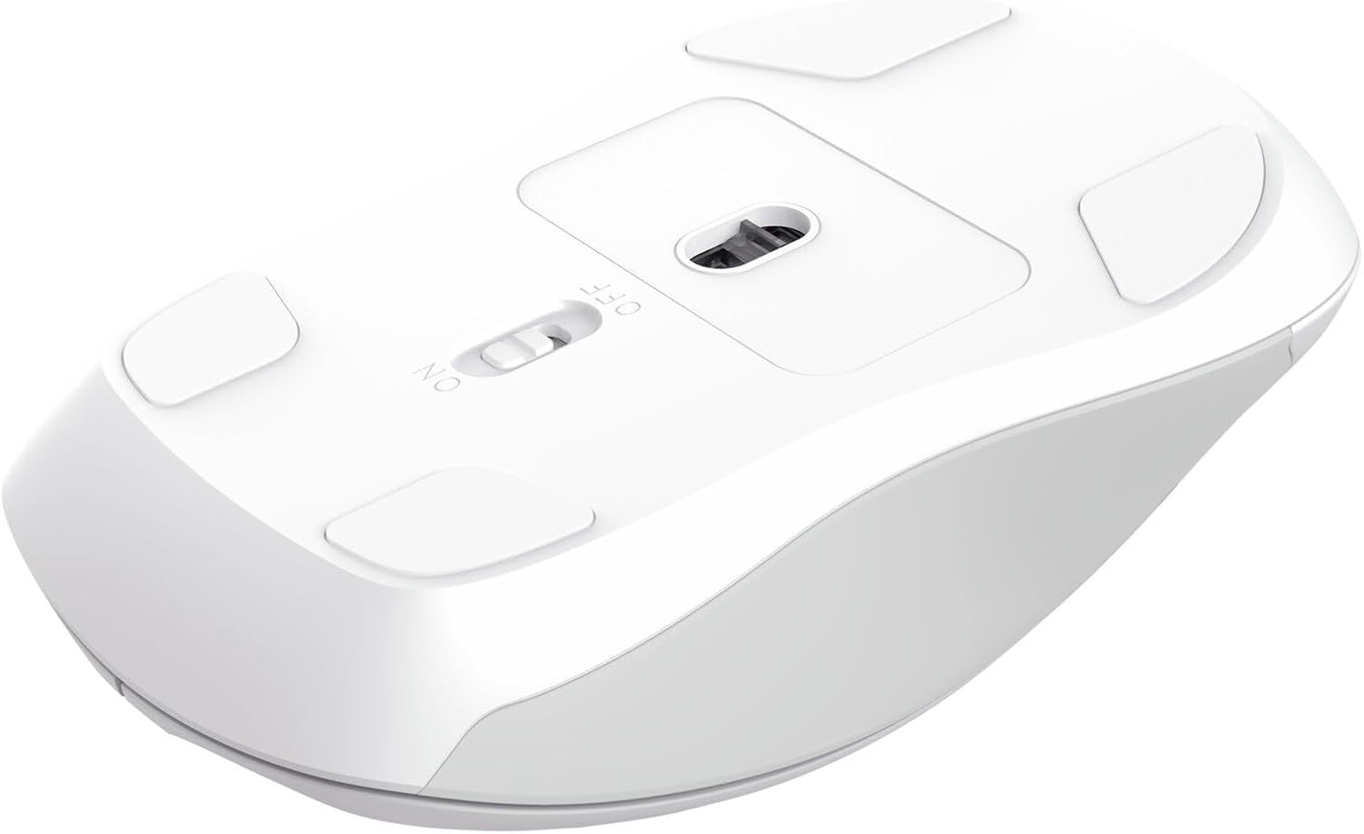 Wireless Bluetooth Mouse Hyper Scroll Silent Multi-Device White