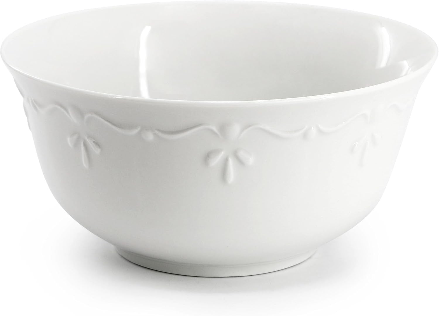 18 Piece Porcelain Dinner Set White Plates Bowls Dishwasher Microwave Safe