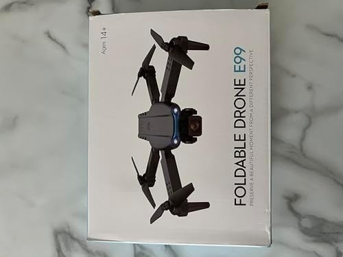 Foldable 1080P Dual Camera Drone w/ Live Video 2 Batteries Carry Case RC Quad
