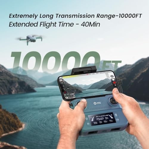 4K GPS Drone w/ 10,000ft Range Brushless Motor 2 Batteries Auto Return Follow Me
