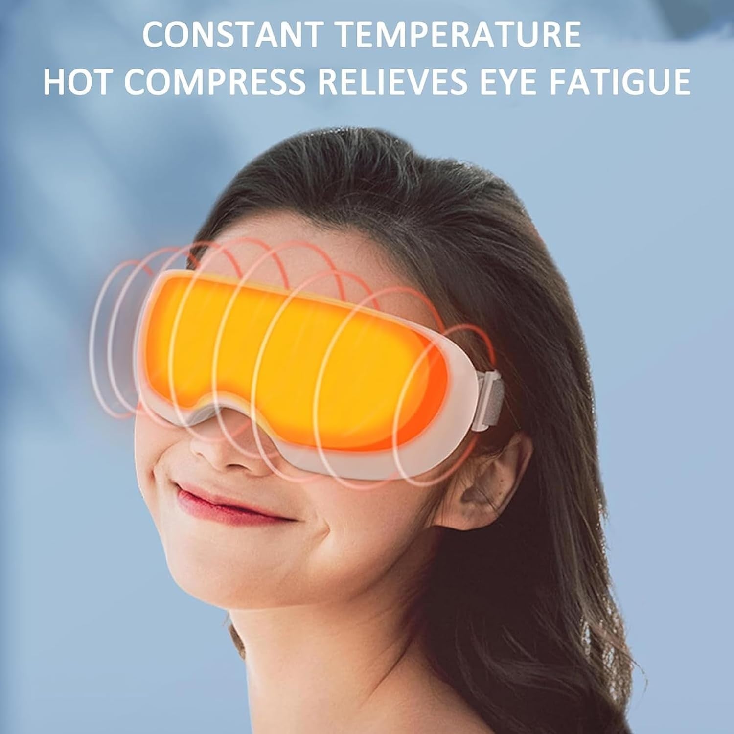 Steam Eye Mask Heat & Cold Cordless Dry Eye Dark Circle Relief