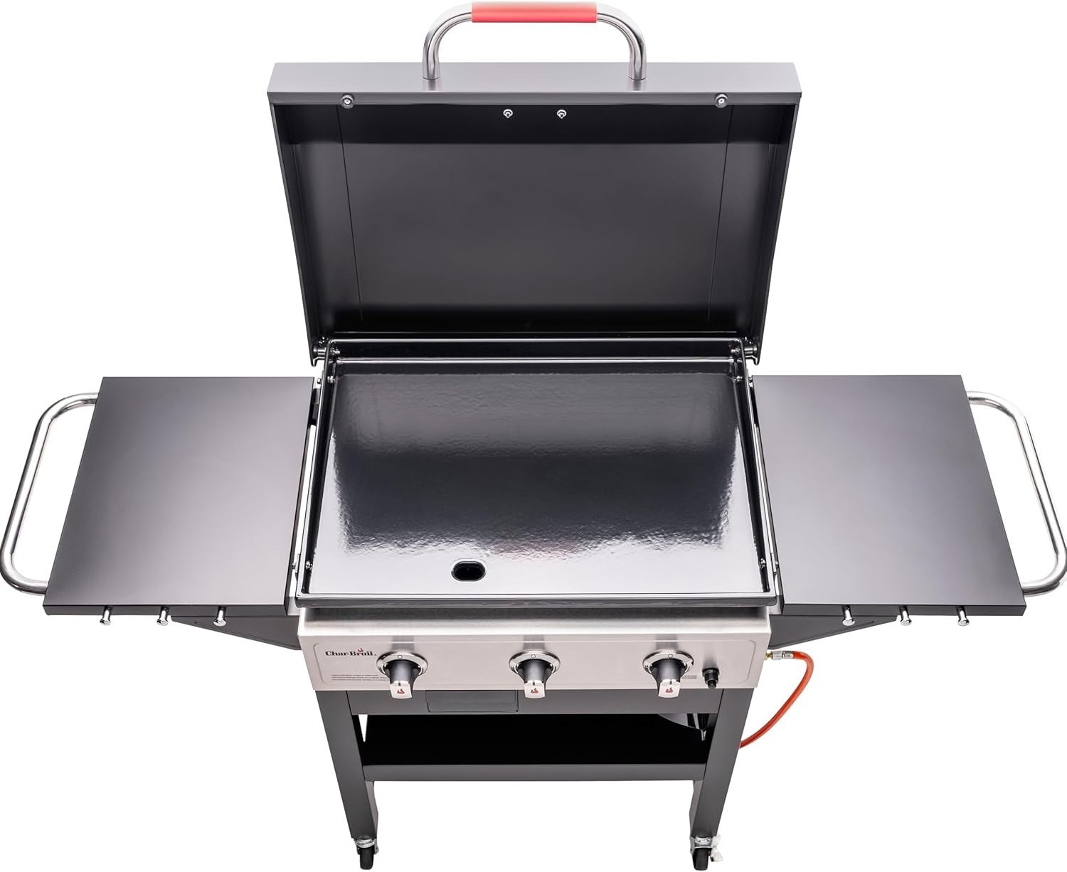 3 Burner Gas Griddle BBQ Outdoor Flat Top Grill Cast Iron Plate