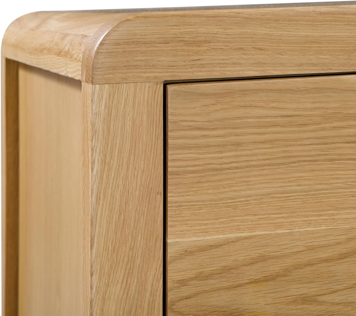 Oak 3 Drawer Bedside Table Solid Wood Unit Nightstand Storage Chest