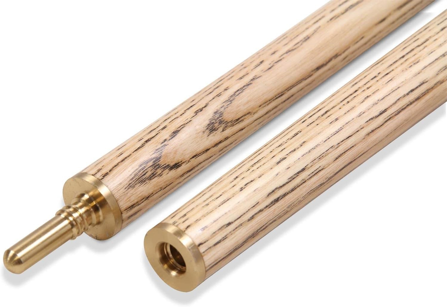 Classic Style Ash Cue 57in Snooker Pool 2 Piece 9.5mm Extension Thread